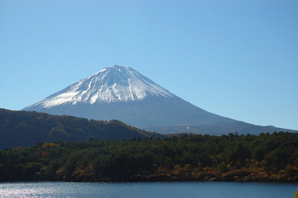 11/8の富士山　西湖