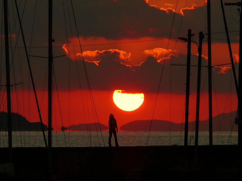 瀬戸の夕焼け