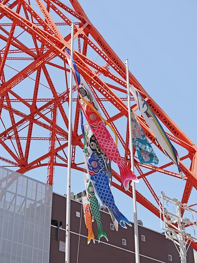 「鯉のぼり」と「さんまのぼり」