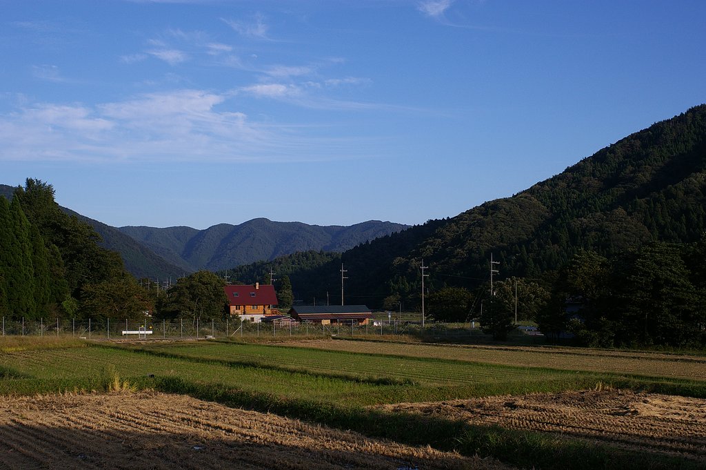 秋空の風景