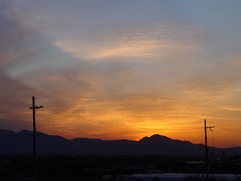 大和の夕焼け