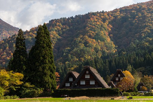 晩秋の白川郷Ⅱ