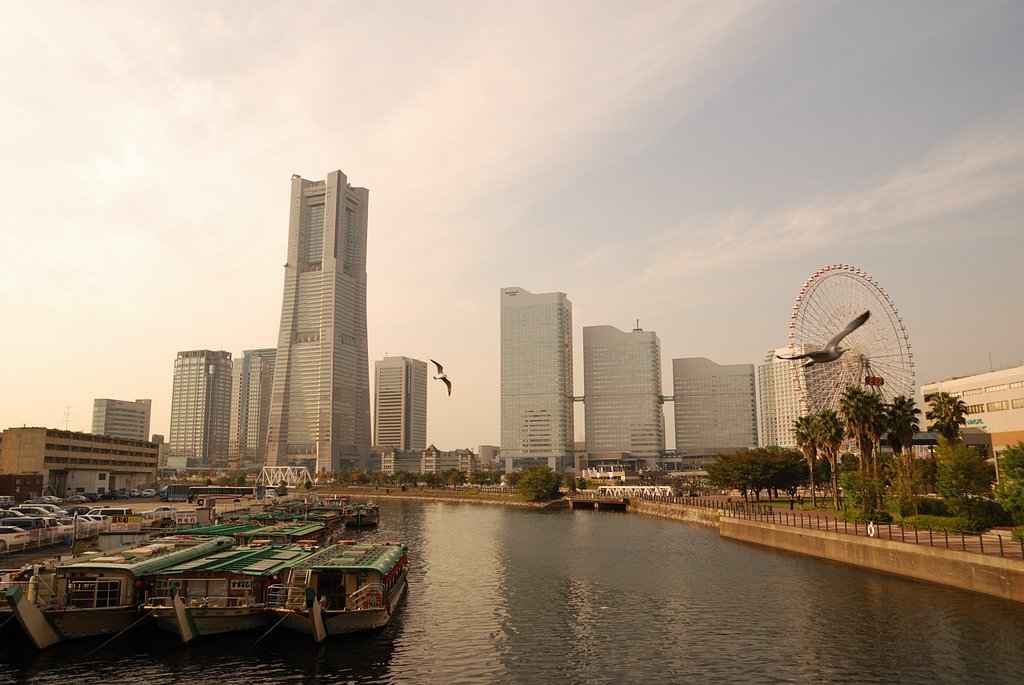 万国橋にて