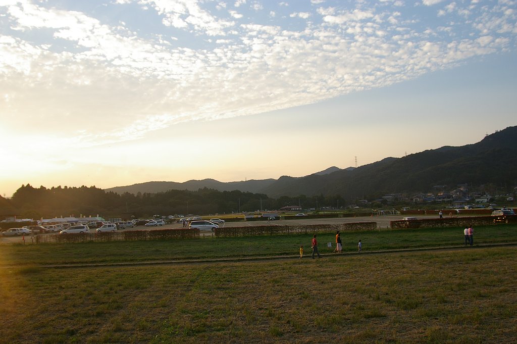 夕暮れ