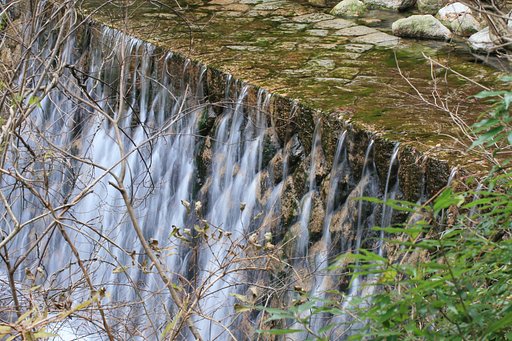 堰の水音