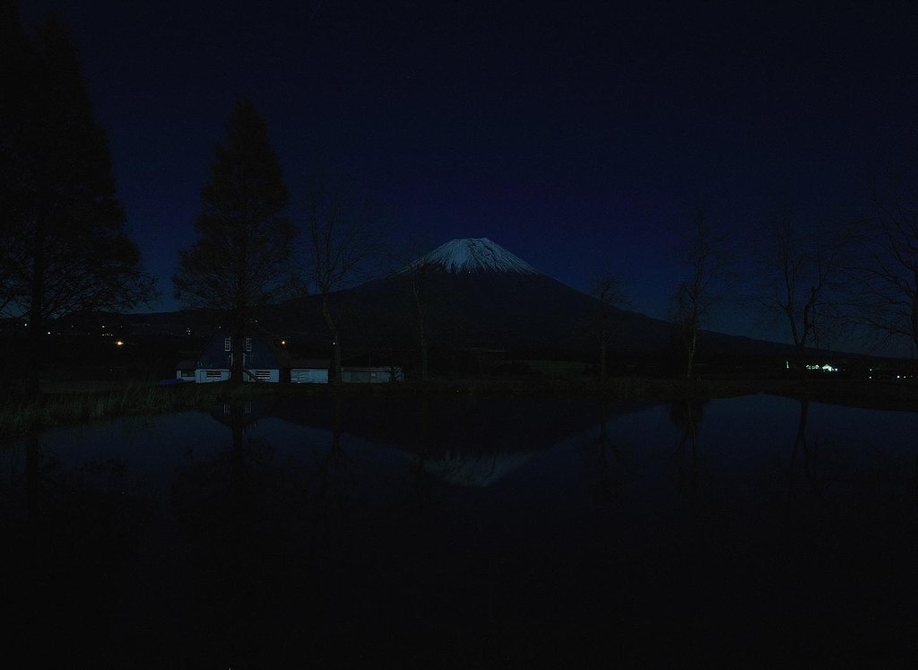 夜の富士