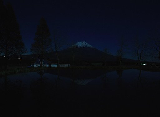 夜の富士
