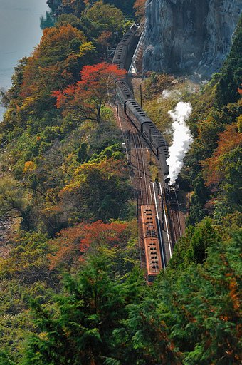 秋の川根路