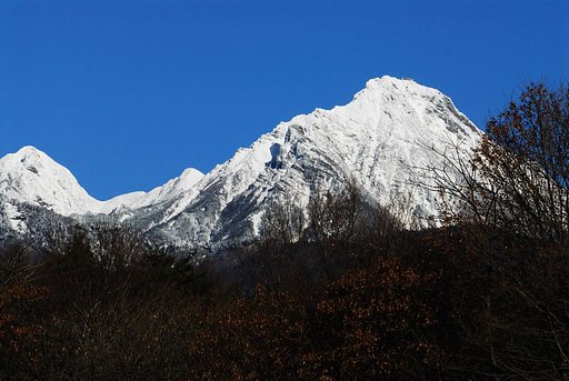 赤岳・雪をまとう