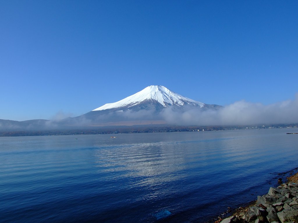 山中湖から