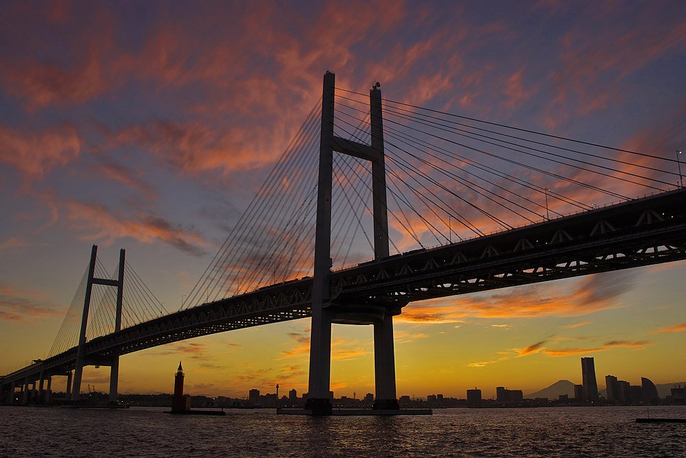大黒埠頭からの夕景