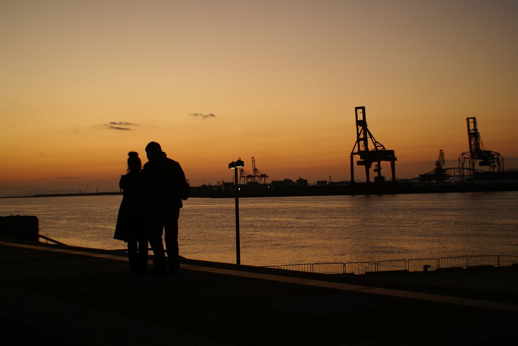 2006年最後の夕陽