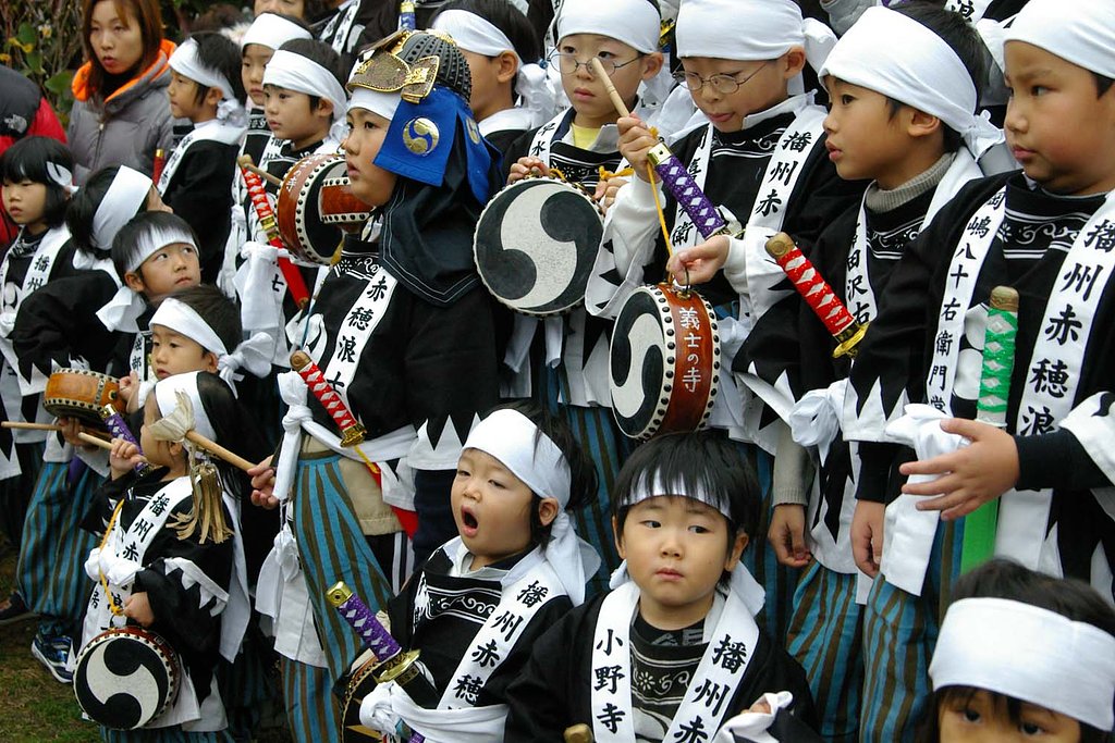 義士祭の一齣