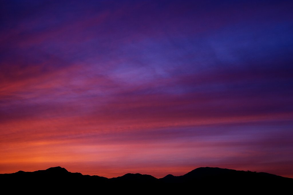 今日の夕日