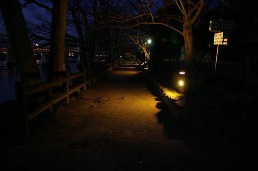 夕暮れの後楽園