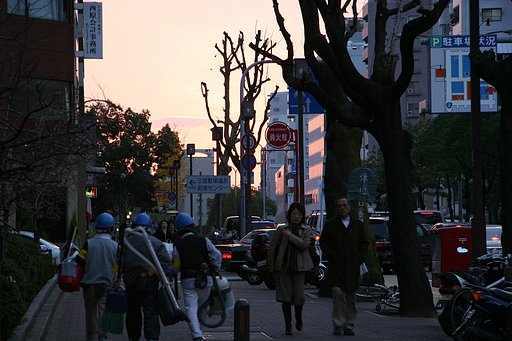 【陽光】黄昏時