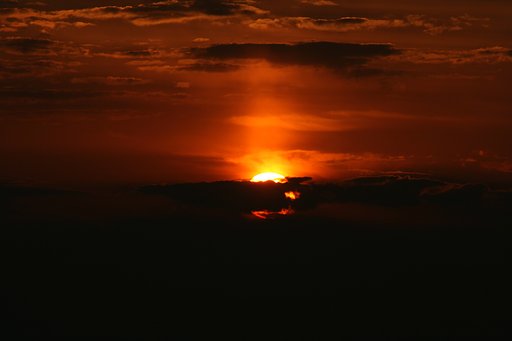 光の柱　SIGMA 70-300mm F4-5.6