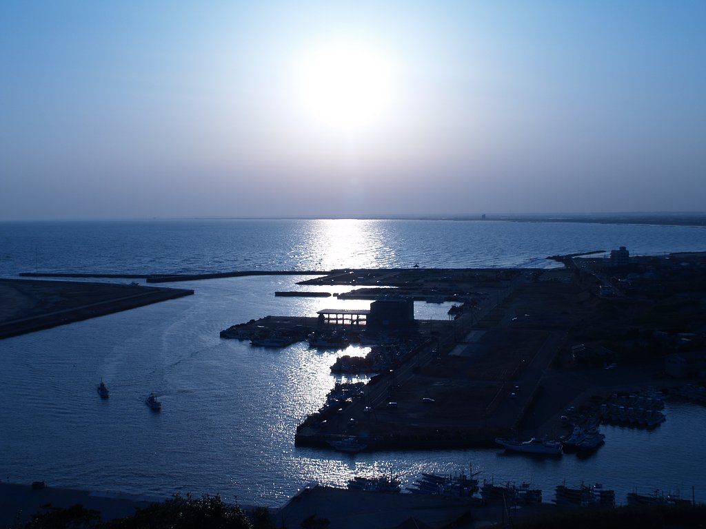 【陽光】碧い夕陽