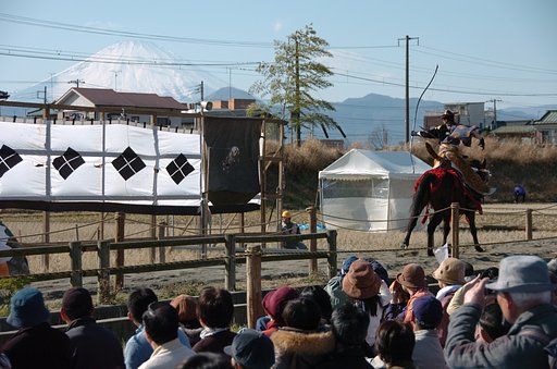 小田原梅祭りの流鏑馬