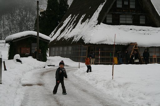 【寒】凍る道