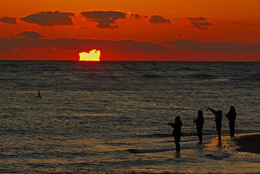 今日の夕日