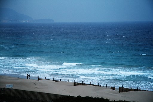 【寒】冬の浜辺