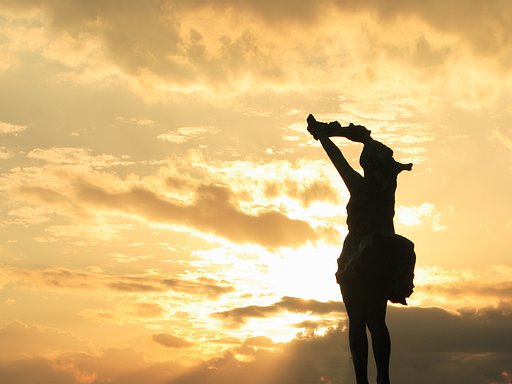 [写楽]天空少女・閃光の中で