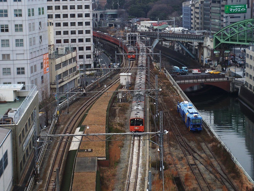 【写楽】鉄道模型ジオラマのように見えました
