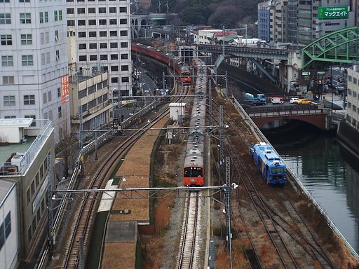 【写楽】鉄道模型ジオラマのように見えました