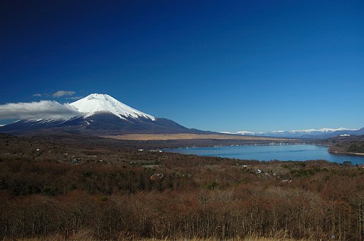 富士山と南アルプス