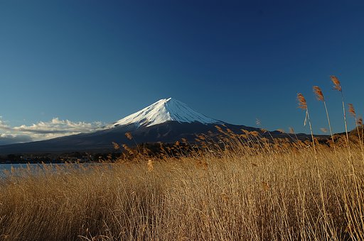 河口湖からの富士山