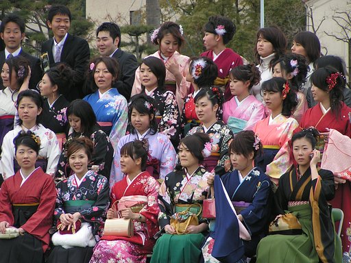 【花】 それじゃぁ　頭に花