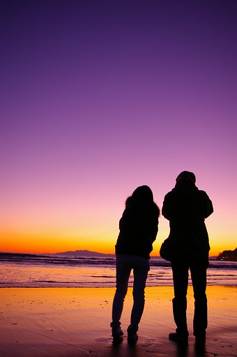 夕暮れ