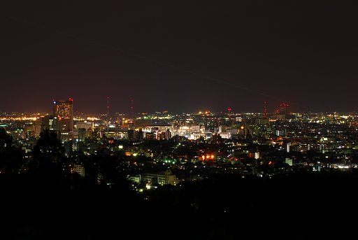 金沢市卯辰山からの夜景