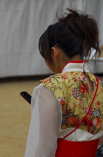 後姿に魅せられて