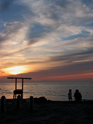 オトンとボクと、時々、夕日