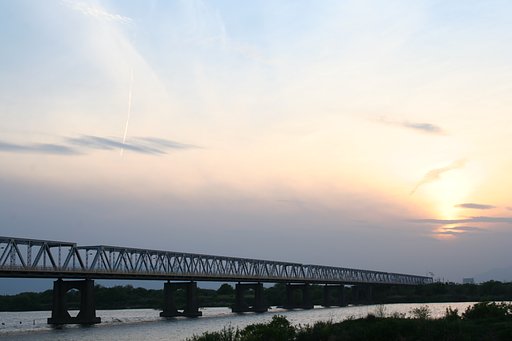 自分に映る夕焼けは