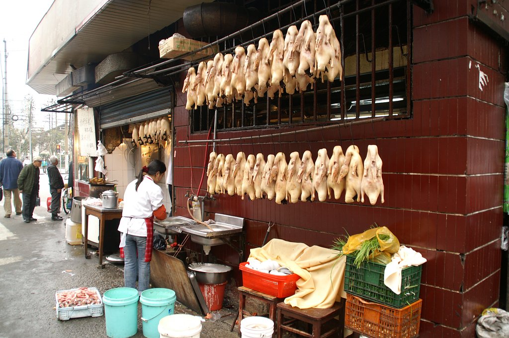 上海　アヒル店