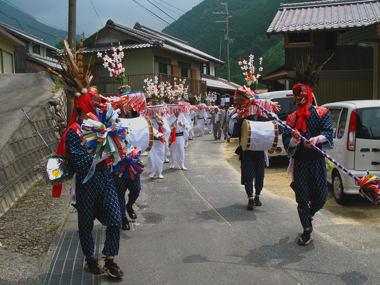 黒滝花笠太鼓踊り