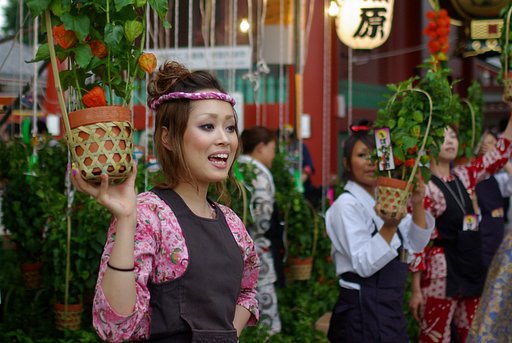 『伝』ほおずき市