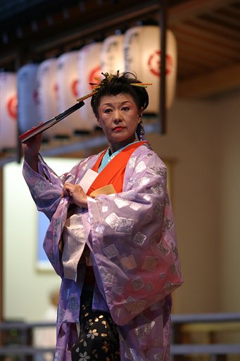 舞踊に見惚れて