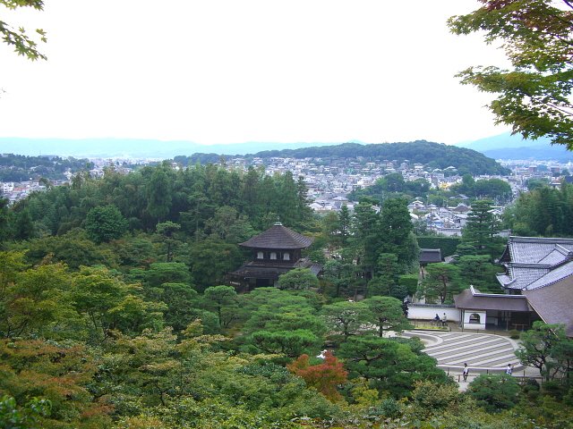 銀閣寺遠望