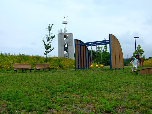 展望塔のある公園
