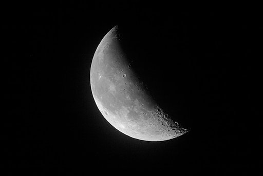 眠れぬ夜の月