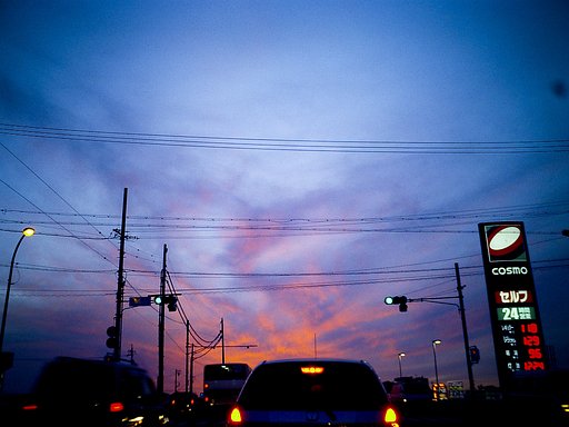車　炎上