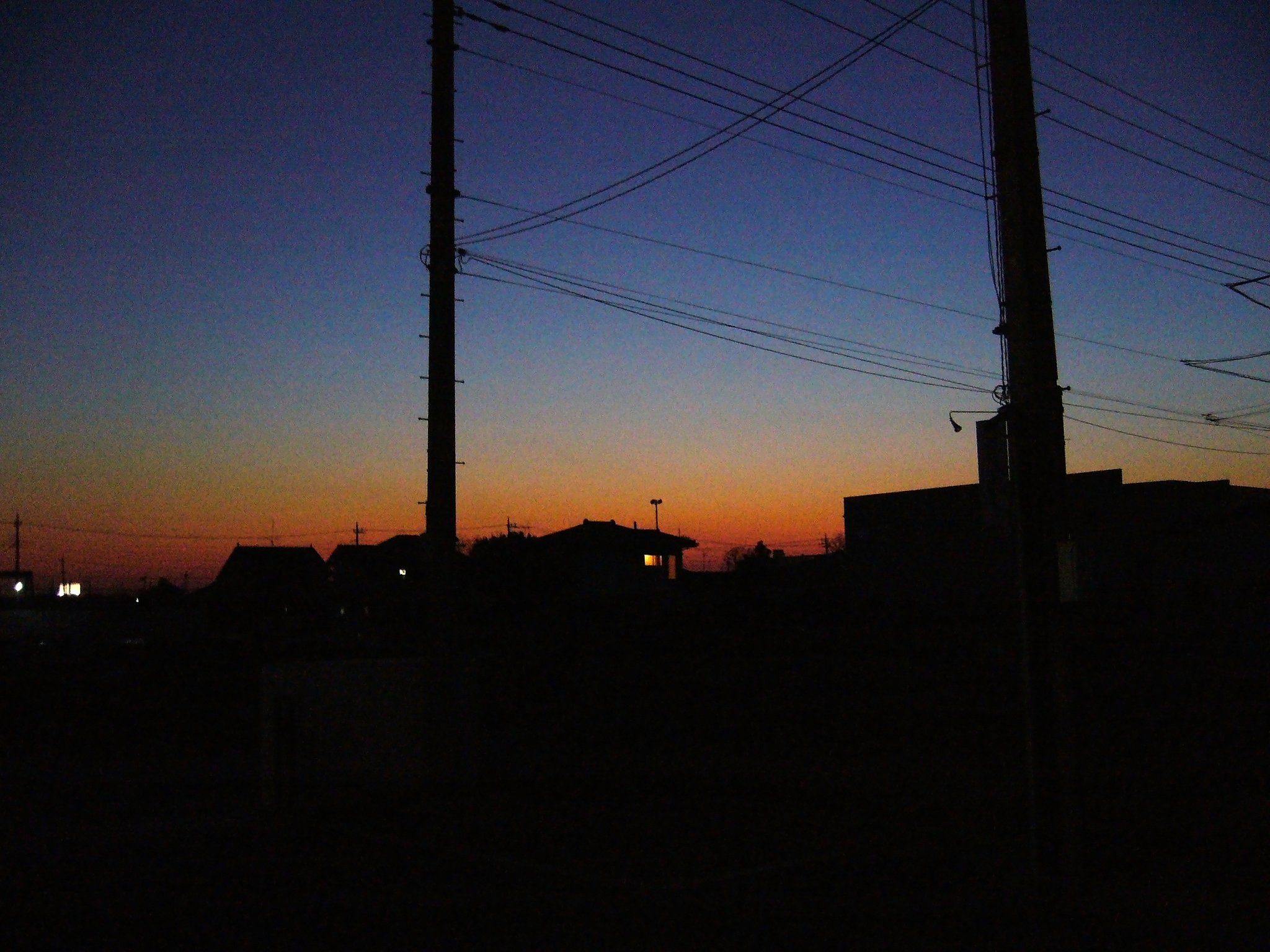 夕暮れ