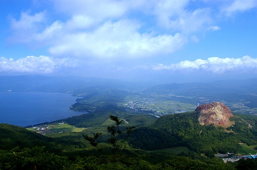 有珠山噴火口・・・