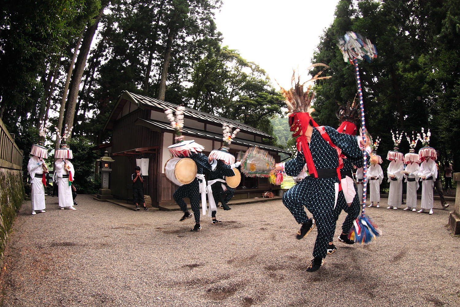 【伝】　黒滝花笠太鼓踊り
