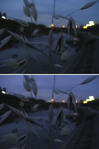 画素を荒らさない補正に