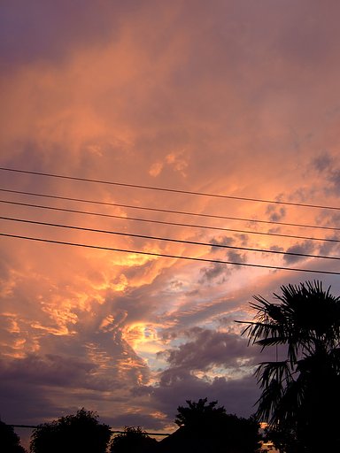 夏の夕空・・・
